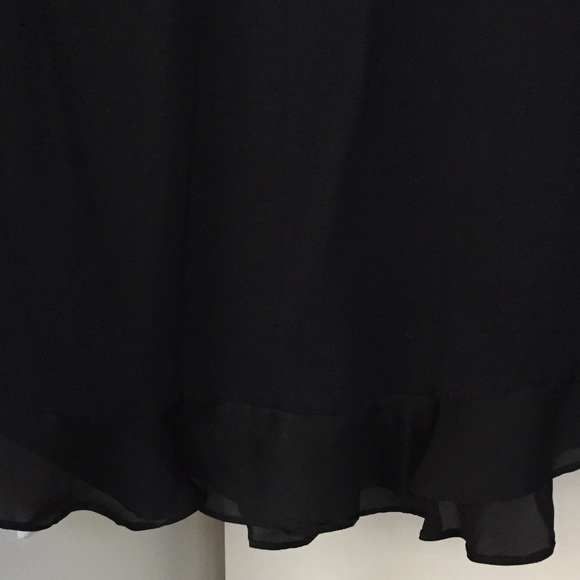 Pretty JCREW black ruffle sleeveless summer top M - Picture 10 of 10